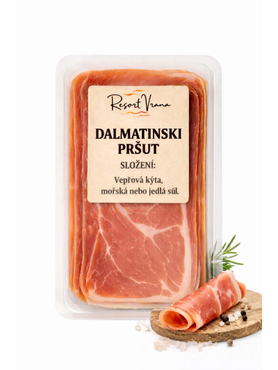 Tradiční chorvatský pršut,...
