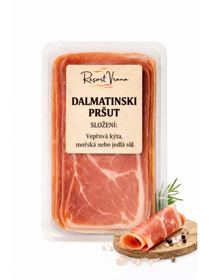 Tradiční chorvatský pršut, domácí