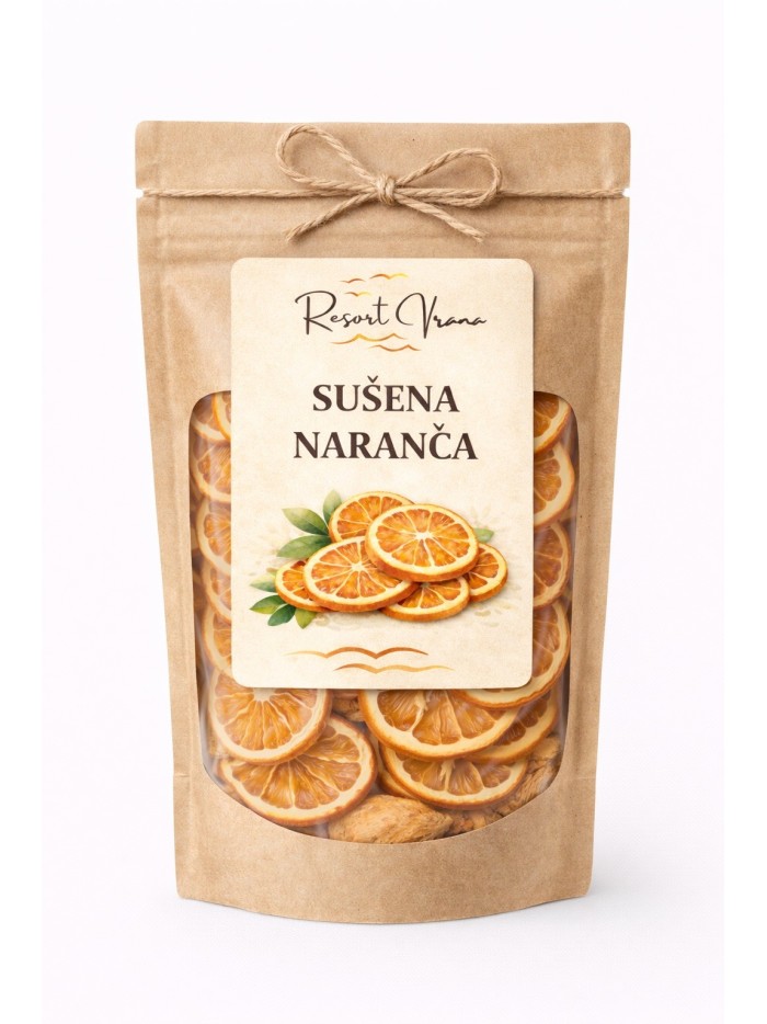 Sušený pomeranč, Orange sliced orange 100g, plátky