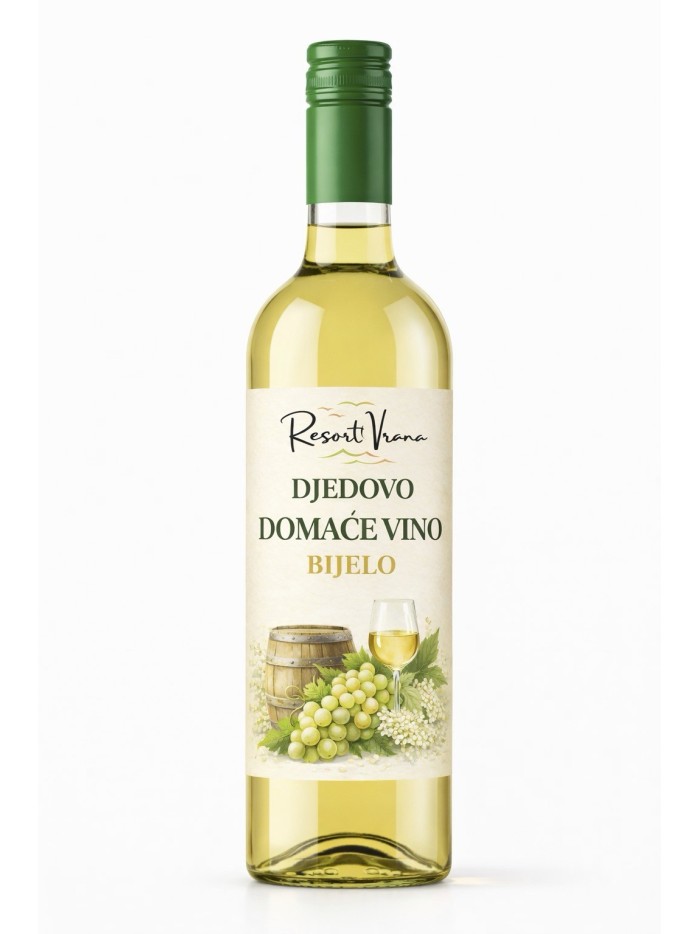 Djedovo domaće vino, bijelo (0,75 l)