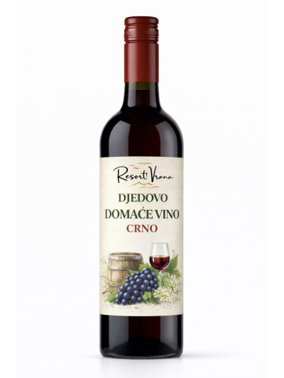 Djedovo domaće vino, crno...