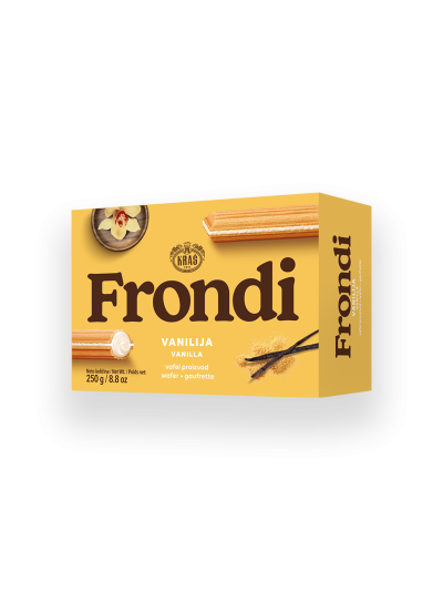 Frondi wafers with vanilla...