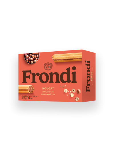 Frondi wafers with nougat...