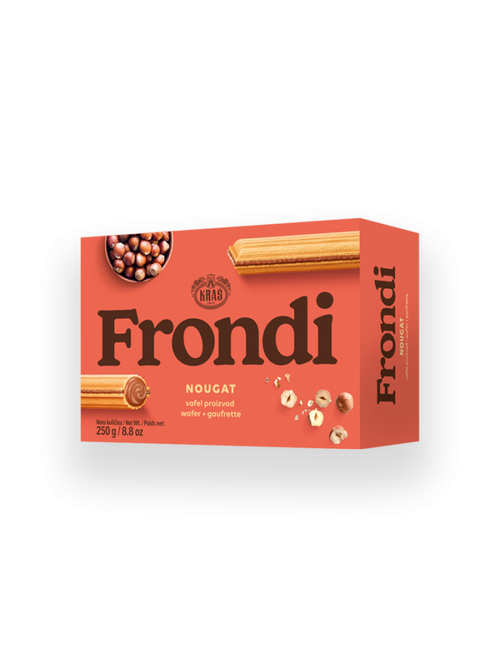 Frondi wafers with nougat filling 250g