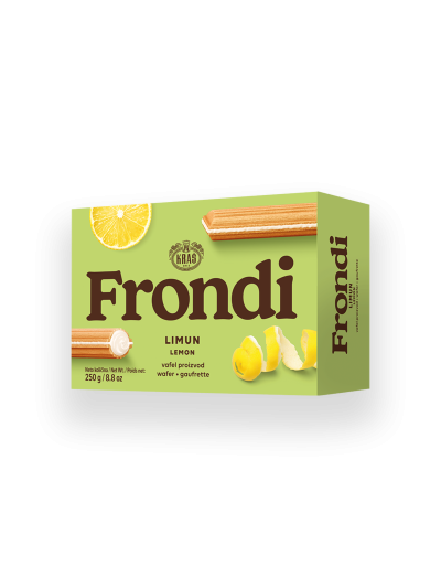 Frondi wafers with lemon...
